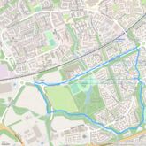 route map of outdoor exercise from fitotrack app